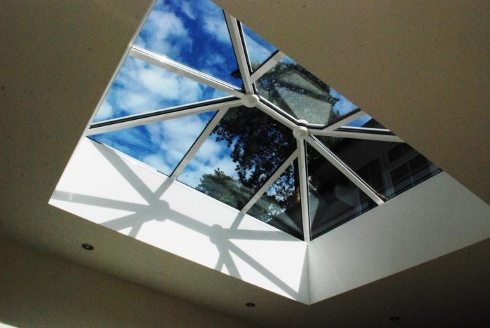 Roof lantern from below