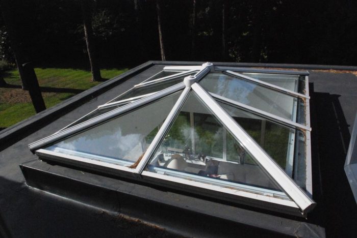 Roof lantern from above