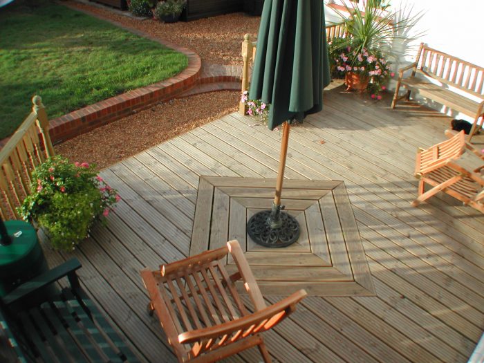 Decking area