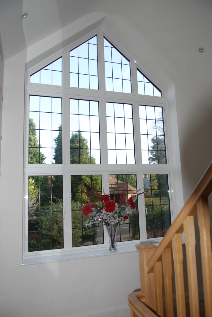 Large feature window over staircase/landing