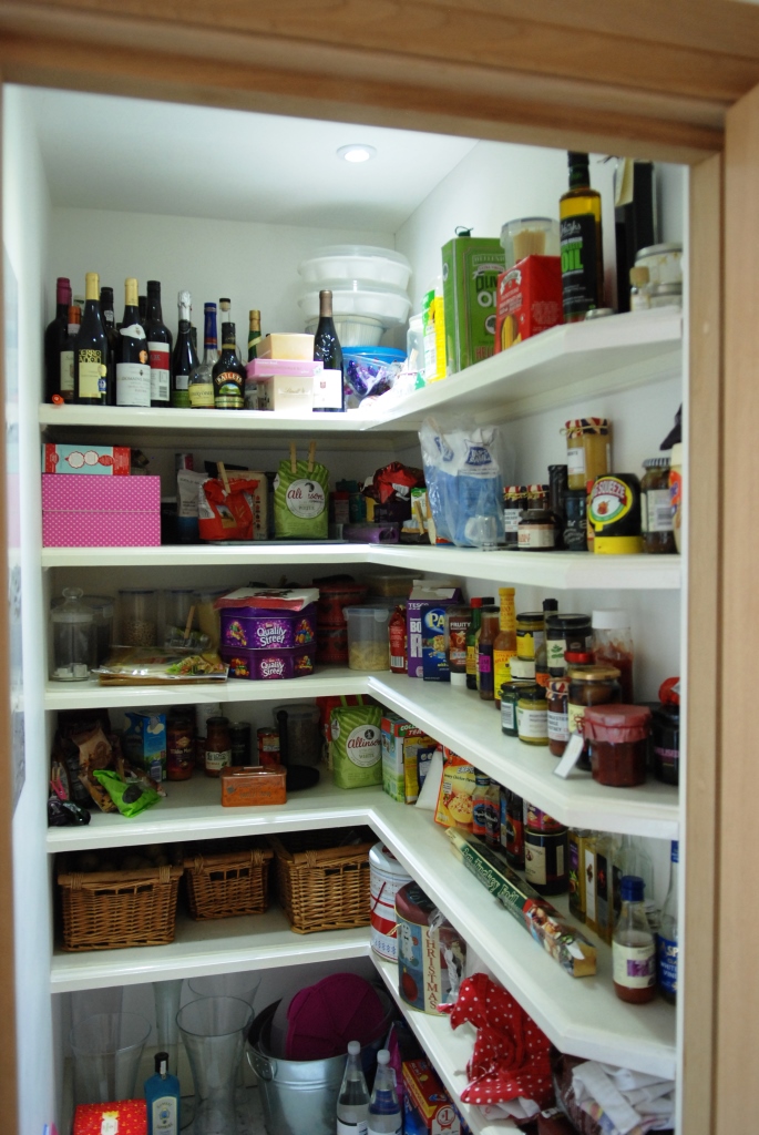 Larder provides easily accessed and efficient storage space
