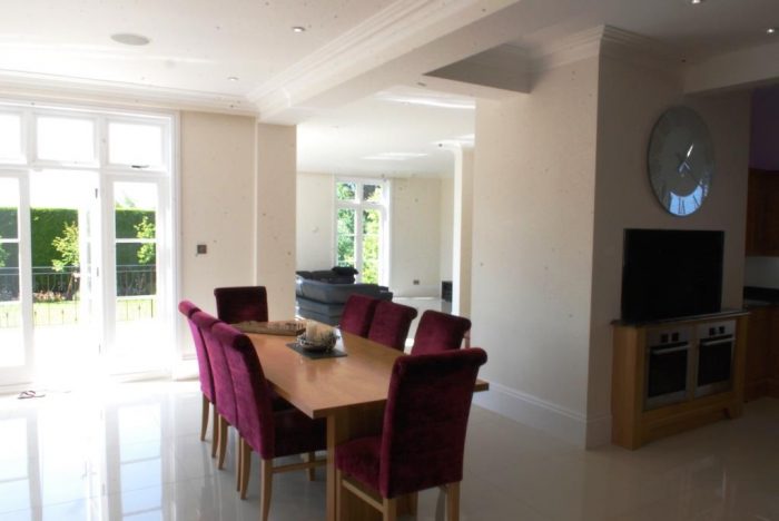 Open plan kitchen/family/dining area 