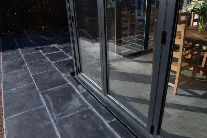 BI-fold doors and minimal threshold detail