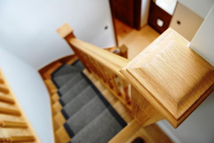 Oak staircase